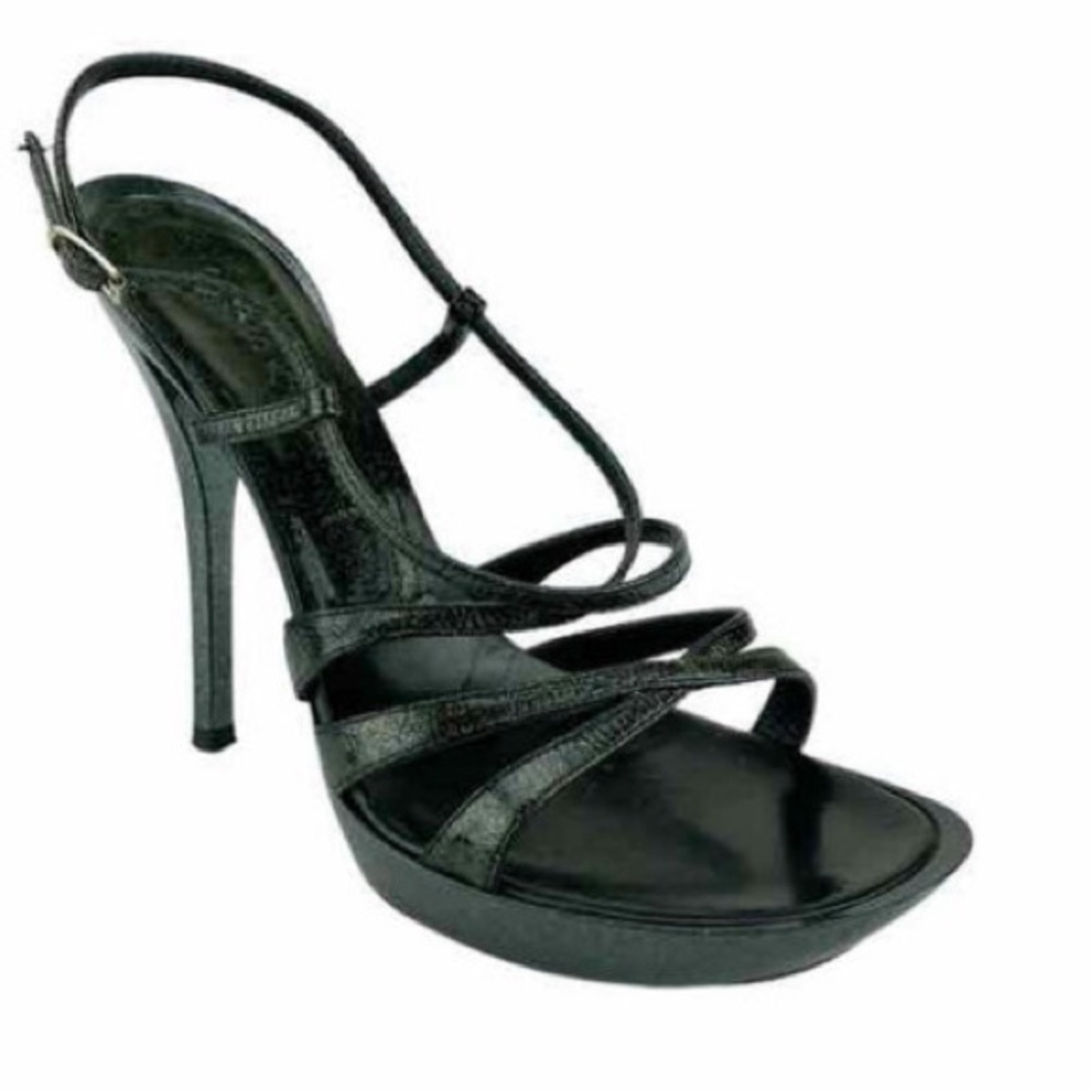 CASADEI strappy pewter heels - Picture 2 of 7